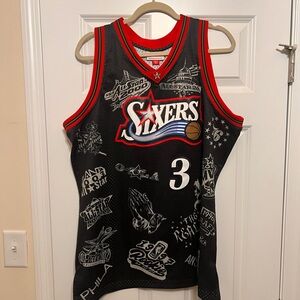Mitchell and ness Iverson 97-98 tattoo Jersey AUTHENTIC